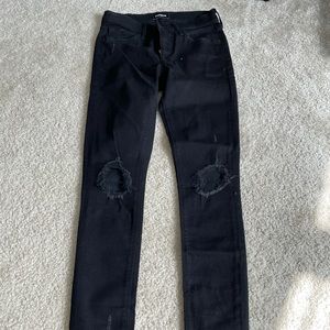 Express Black Skinny Jean 2R